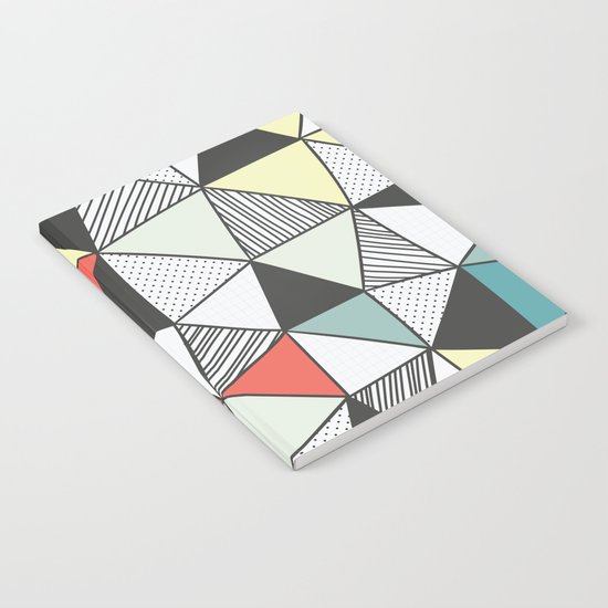 Triangular pattern Notebook