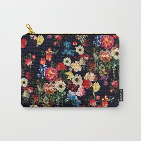 Botanic Pattern Carry-All Pouch