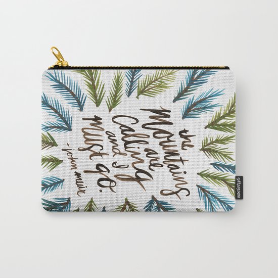 Mountains Calling Carry-All Pouch