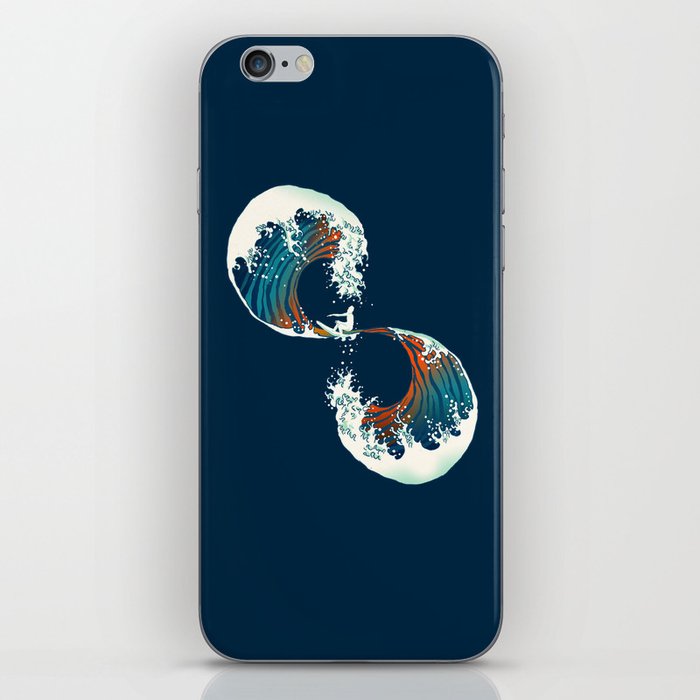 The Wave is forever iPhone Skin