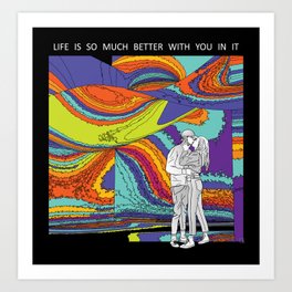 Our Life In Color Art Print
