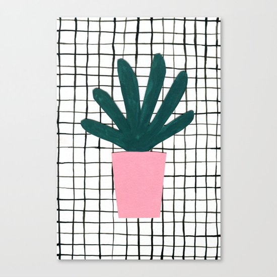 Plant Pot Canvas Print