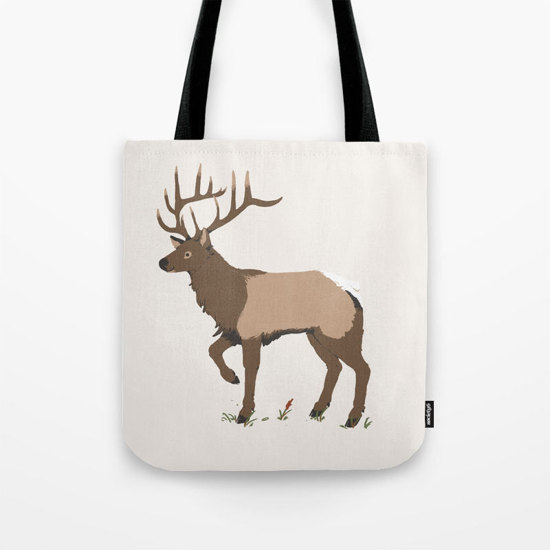 elk tote bag