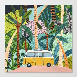 Jungle Camper Canvas Print