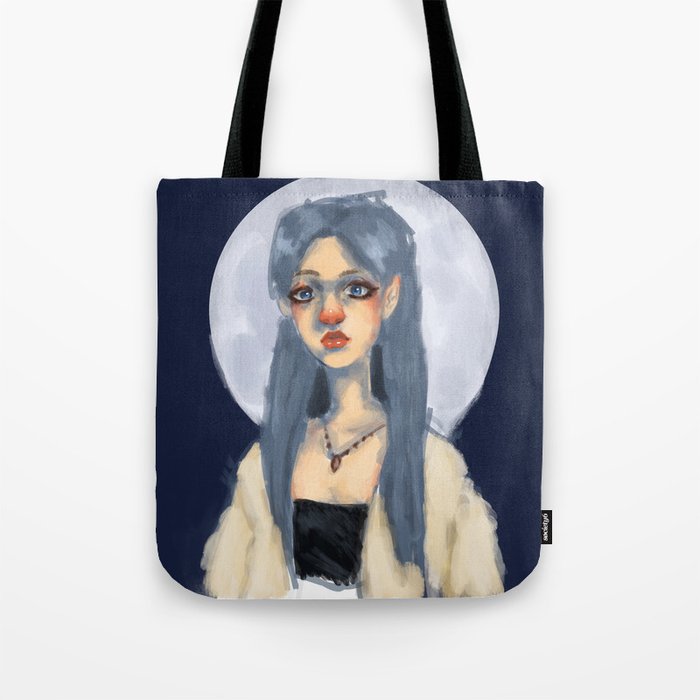 Moon girl  Tote Bag