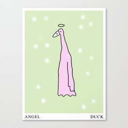 Angel Duck Canvas Print