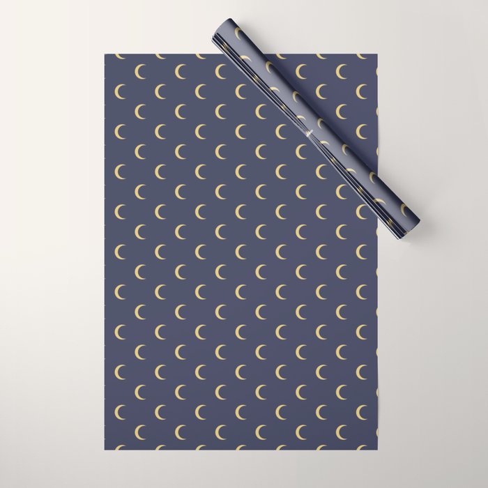 Crescent Moon Wrapping Paper by Lyman Creative Co | Society6