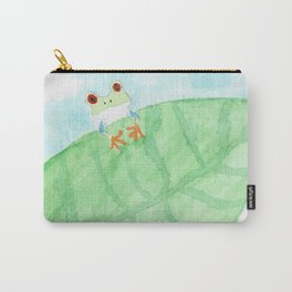 green frog Carry-All Pouch