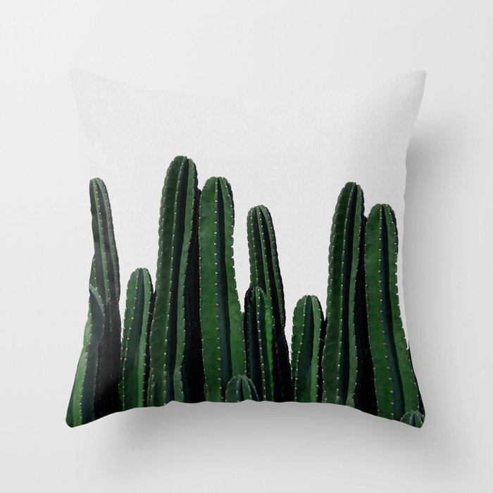 Cactus I Throw Pillow