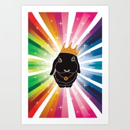 Biggie Bunny Art Print