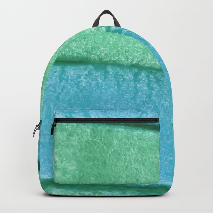 Blue Mint Colored Bubble Gum Texture Backpack