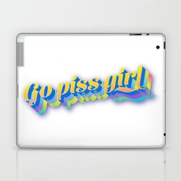 Go piss girl Laptop & iPad Skin