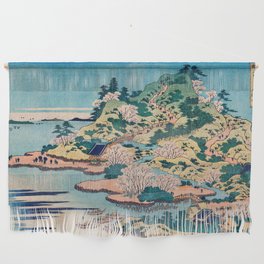 Katsushika Hokusai - Sesshu Ajigawaguchi Tenposan Wall Hanging