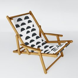 Black and White B78 Beach Sling Chair