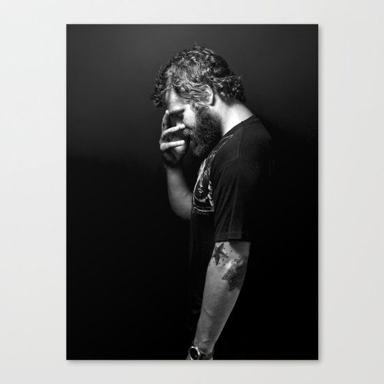 Ryan Dunn... A Book of Beards Canvas Print