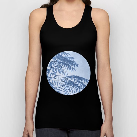 Blue Foliage Unisex Tank Top