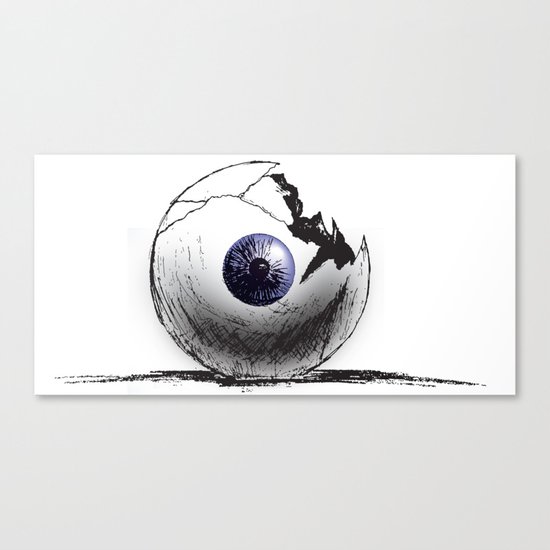 Broken Eye Canvas Print