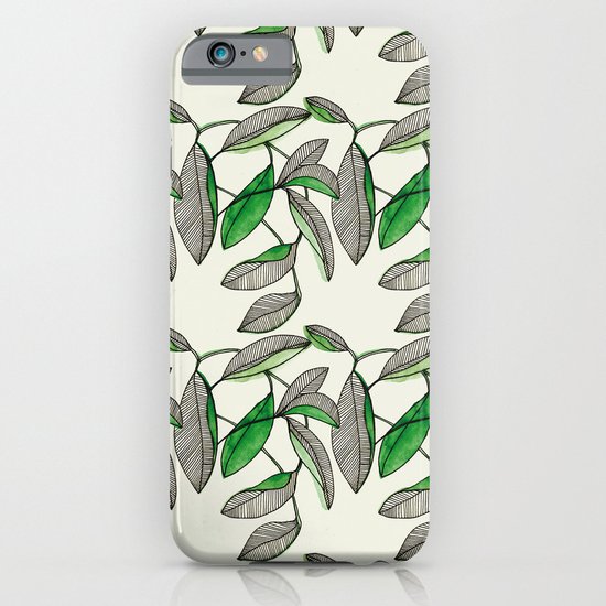 Watercolor Leaves iPhone & iPod Case