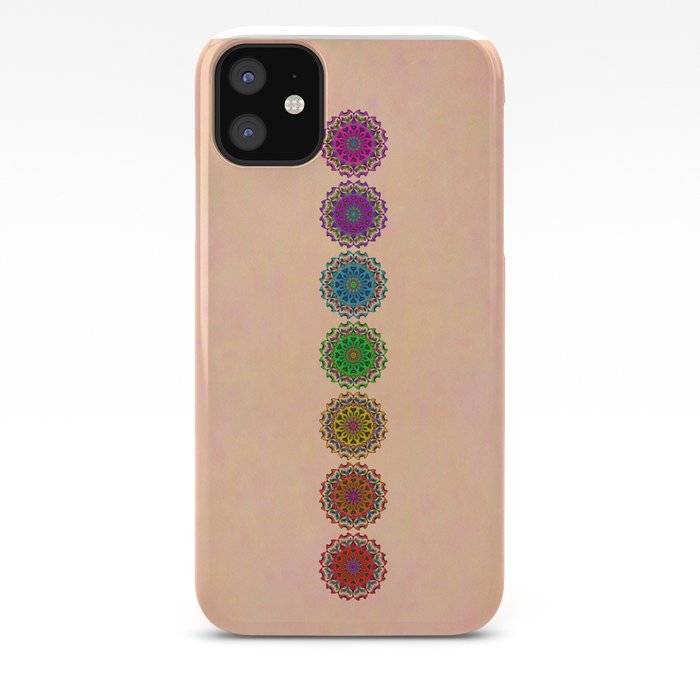 Colorful Rainbow Chakra Mandala Yoga Meditation Seven Sacred