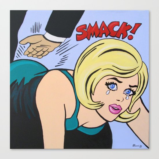 The Spanking Canvas Print