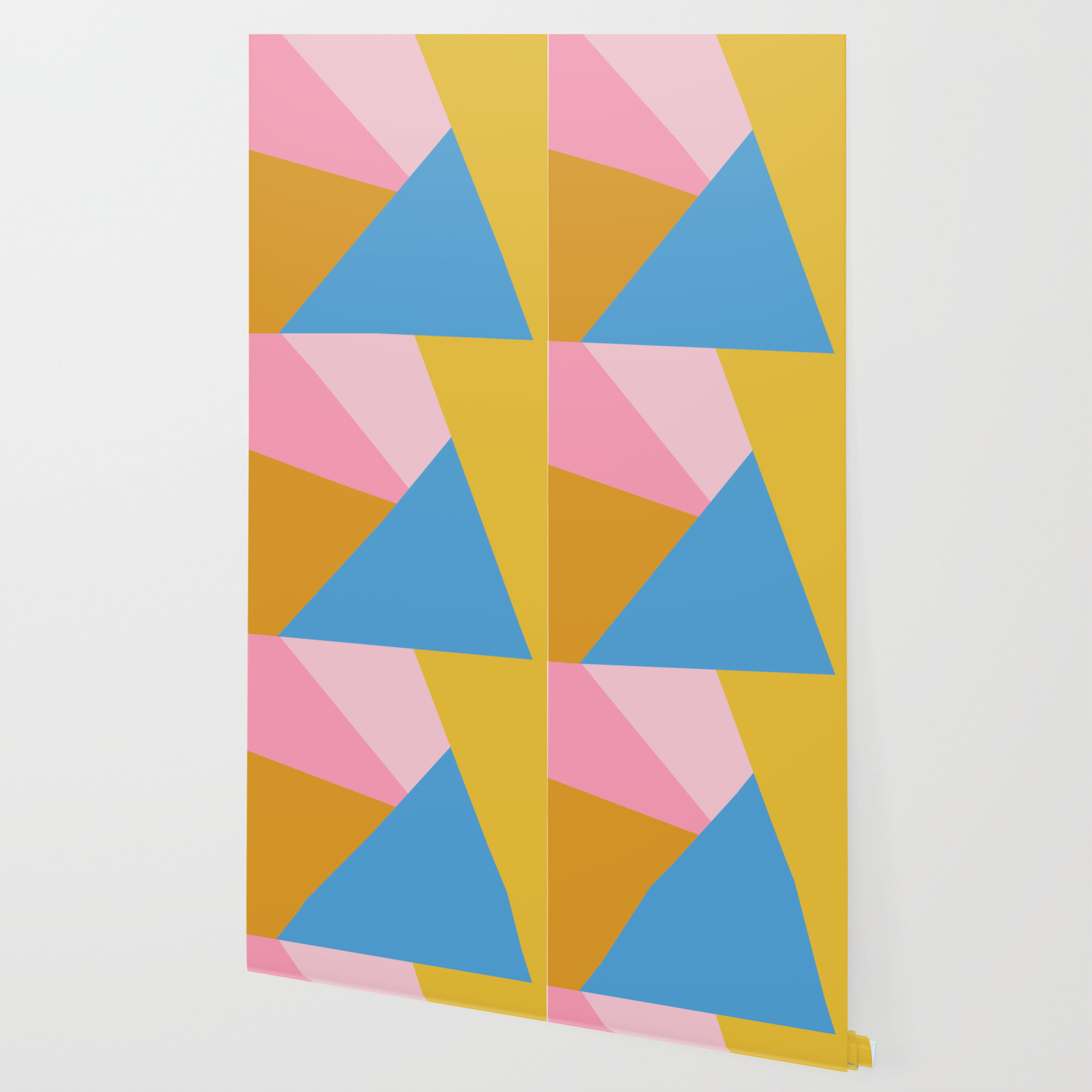 Cute Colorful Diagonal Color Blocking Wallpaper By Junejournal