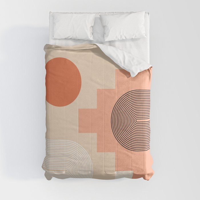 Abstraction_NEW_SUN_ARCHITECTURE_POP_ART_0118A Comforter