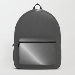 Bright Polished Titanium Metal Backpack