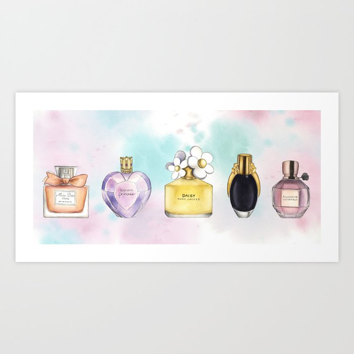 Perfumes Art Print