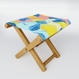 Fresh Lemon 1 Folding Stool