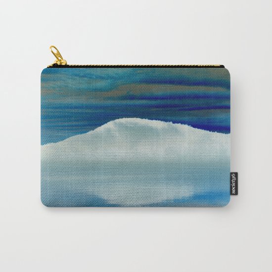 Ice in the Morning on Lake George Carry-All Pouch