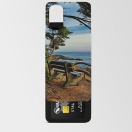  Bench on the cliff over the seashore  Android Card Case