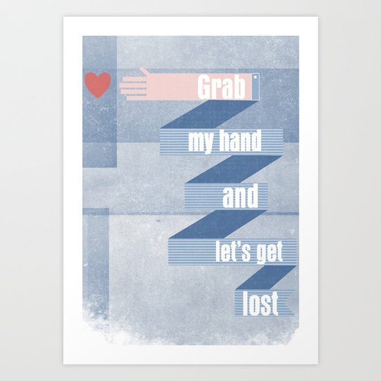 grab my hand... Art Print