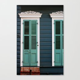 New Orleans Creole Cottage Canvas Print