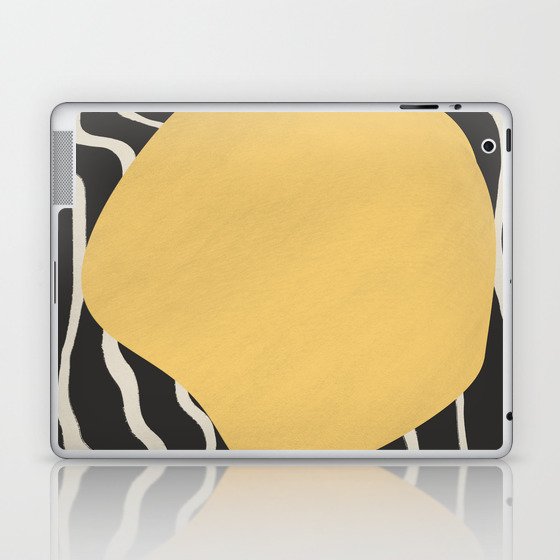 Liquid yellow Laptop & iPad Skin