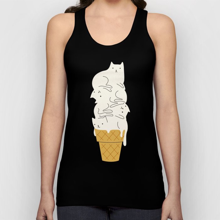 Cats Ice Cream Unisex Tanktop Cats Ice Cream Unisex Tanktop