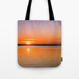 River Sunrise Tote Bag