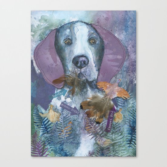 The Pointless Pointer Canvas Print