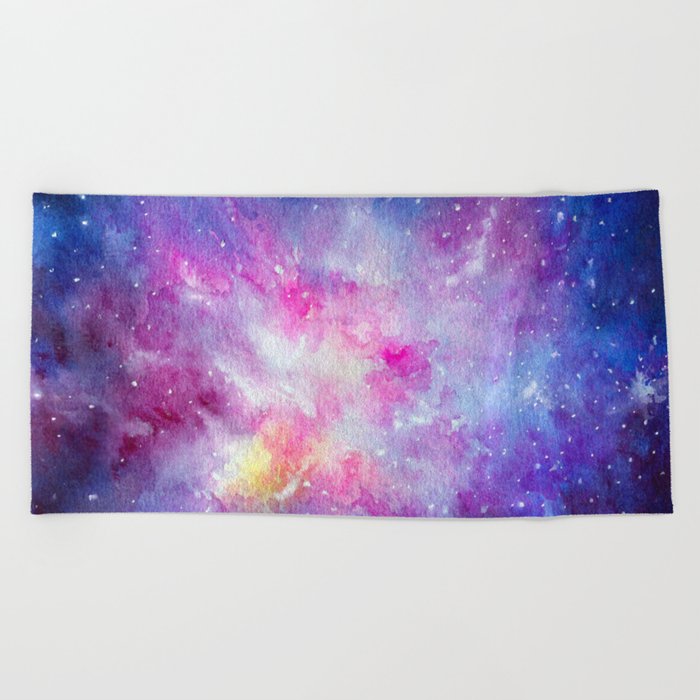 Galaxy Sky Full of Stars Beach Towel