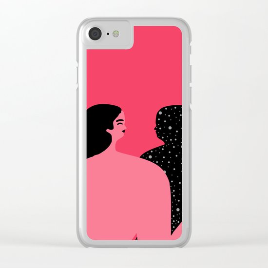 What Is Not Seen Clear iPhone Case