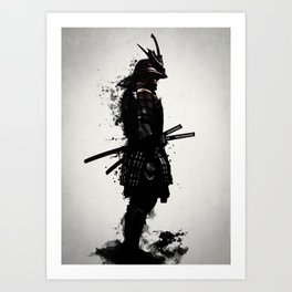 Armored Samurai Art Print