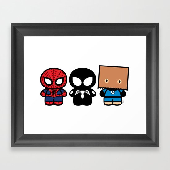 Peter Parker's Cabinet Framed Art Print