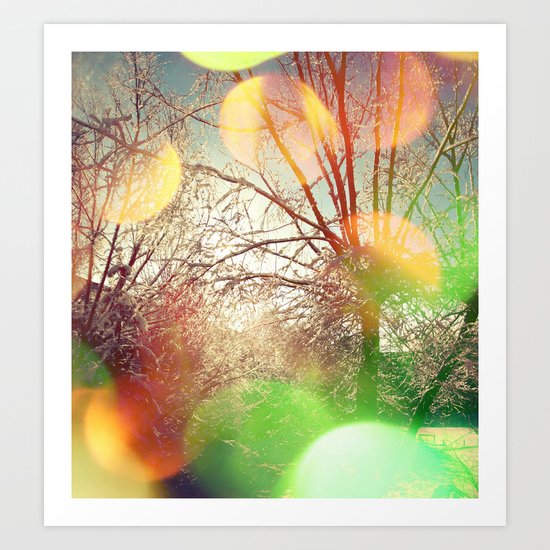 Snow Day Art Print