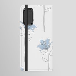 Blue Lily Android Wallet Case