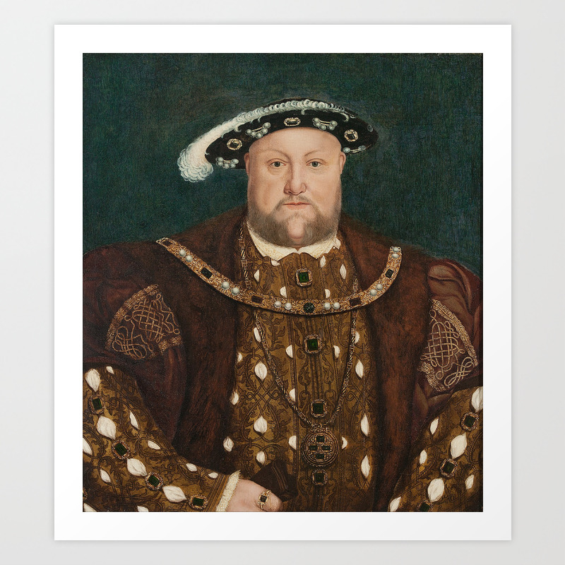 King Henry Viii By Hans Holbein The Younger Art Print By