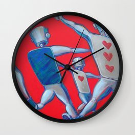 Our hearts march on Wall Clock