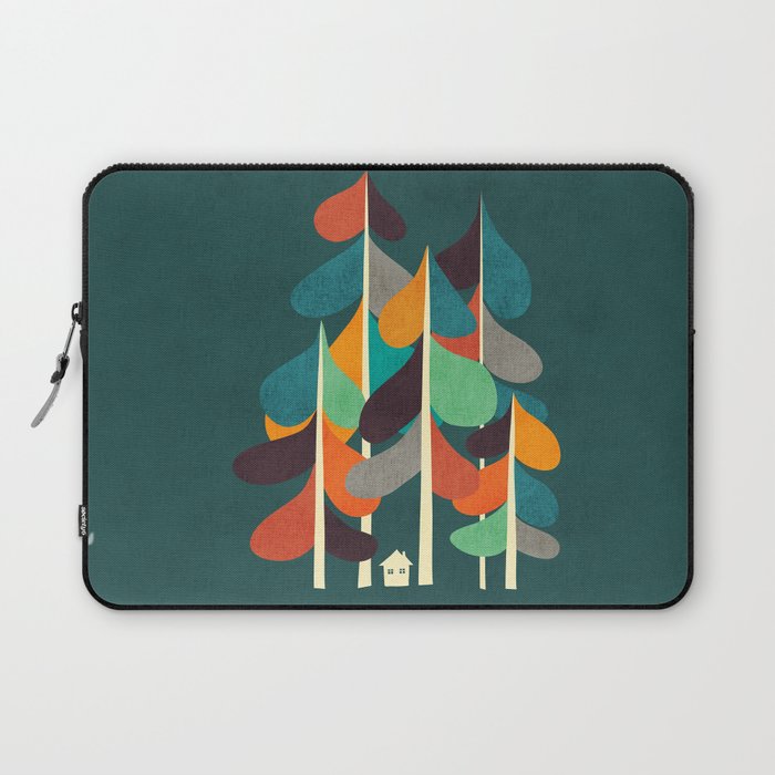 Cabin in the woods Laptop Sleeve by Picomodi | Society6