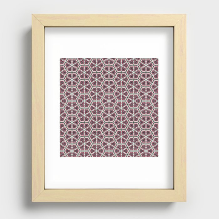 Cool Window Pattern  Recessed Framed Print