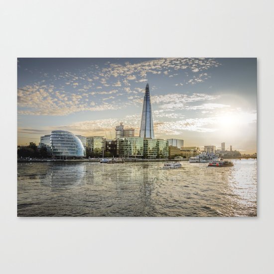 London waterfront Canvas Print