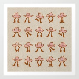 Cowboy Baby Art Print