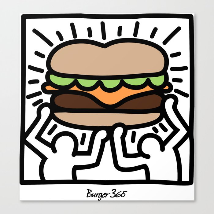 Food Pop Art Canvas